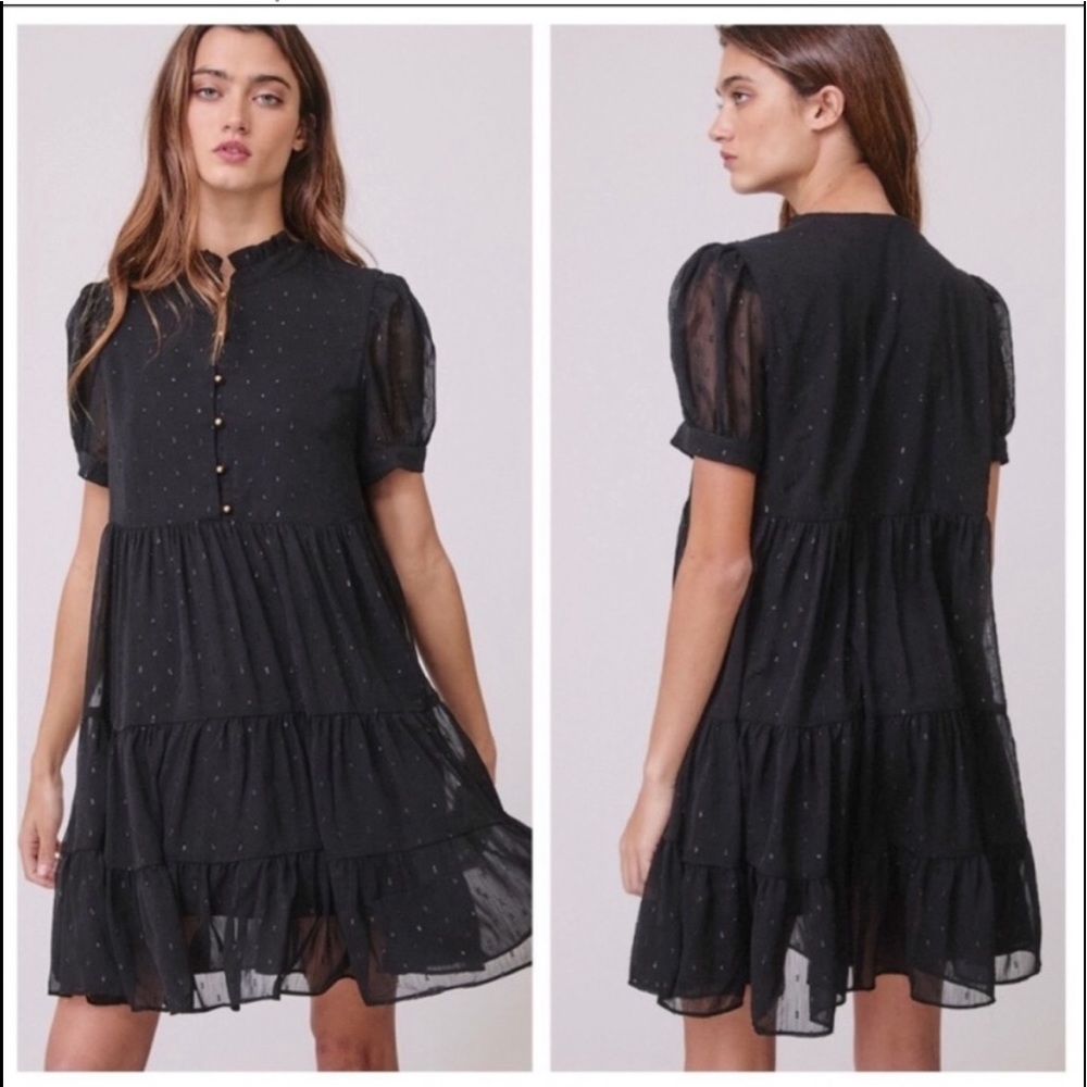 Black Bohemian Dress size S